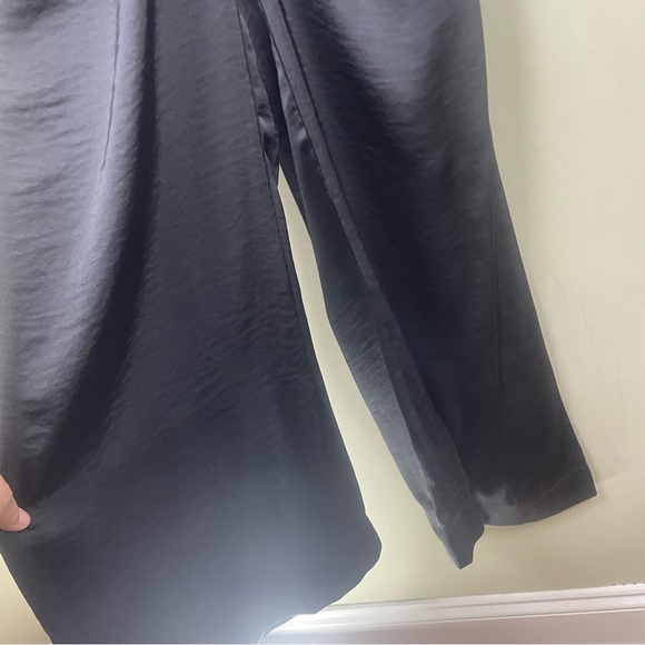 Steve Madden Black Front Tie Jumpsuit Has Pockets Size Medium - Picture 7 of 16